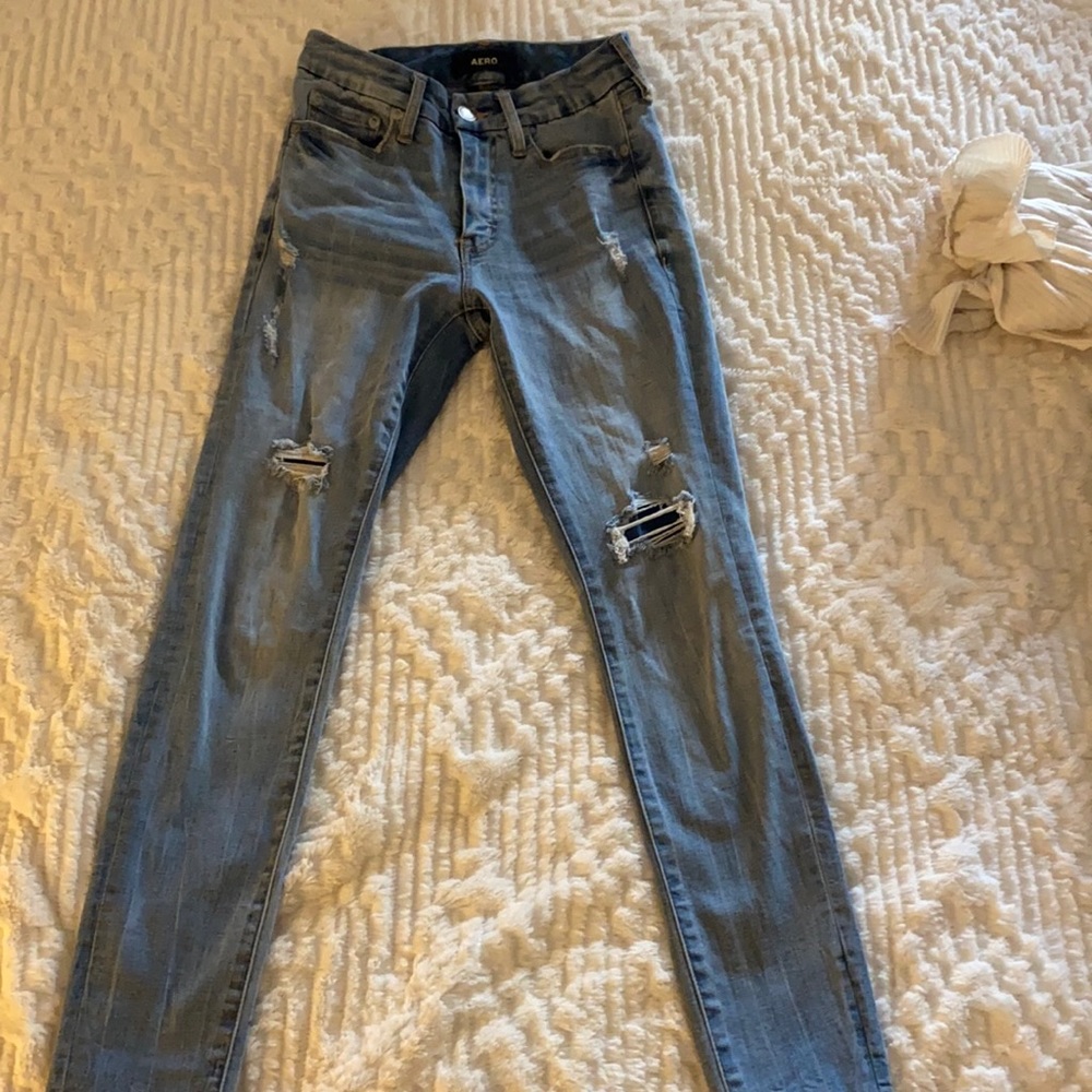 Aero Curvy High Rose Jeggings